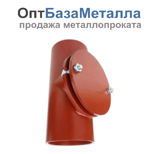 Ревизия чугун SML Ду 100 с круглой крышкой б/растр, DN 100